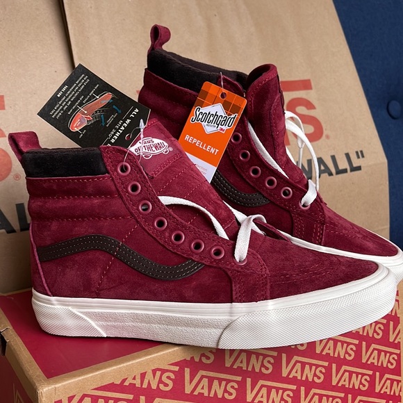 Vans Sk8-Hi MTE Blng Red/Chocolatetrt sneakers WMNS - Picture 6 of 16